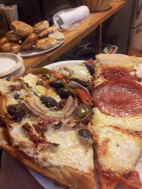 mmmm, pizza