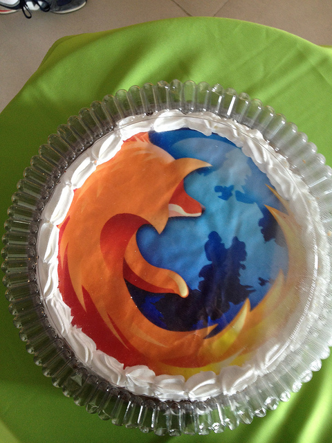 Firefox cake