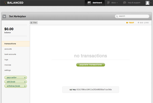 Balanced Test Marketplace