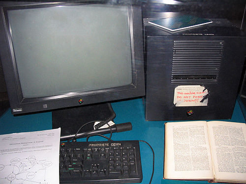 The first computer that runs the web. From Wikipedia: WWW