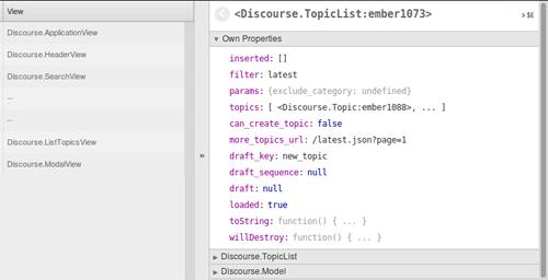 Ember Inspector - sendToConsole