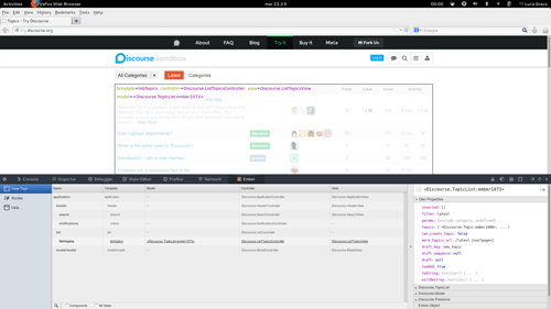 Ember Inspector - ViewTree