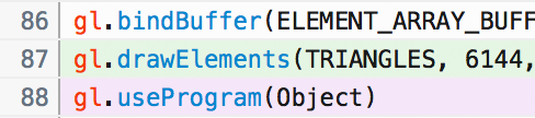 Canvas Debugger Call Highlighting Detail