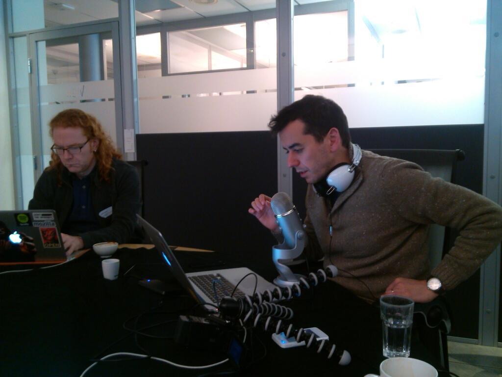 sergi and chris recording