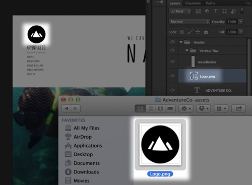 Generator running within Photoshop