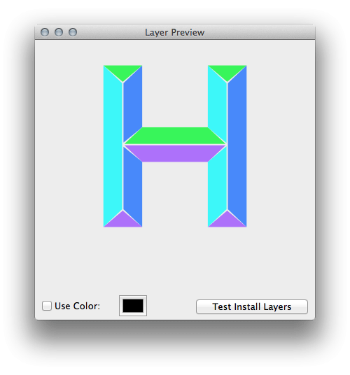 Layer preview