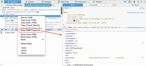 show-dom-properties