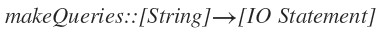 makeQueries signature