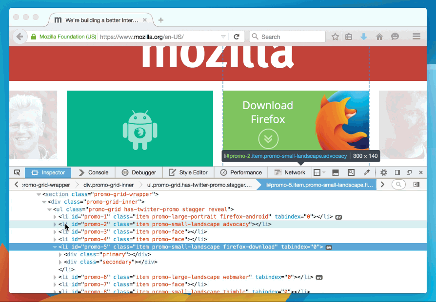 Right click on a node in the markup view.