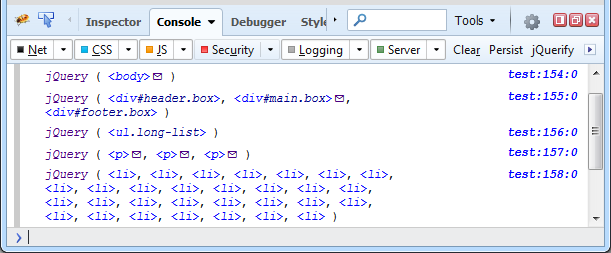 FireQuery extension