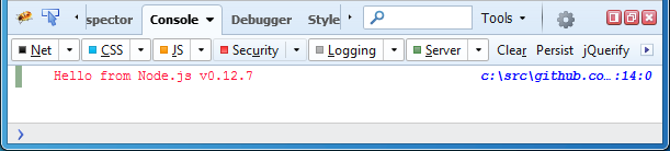 Server log