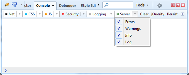 Server side logging