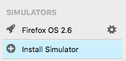 Install simulator