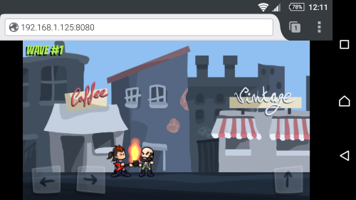 Added virtual gamepad