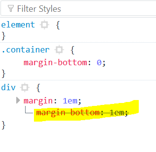 When only a part of a shorthand property is overridden