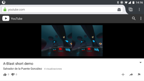 Video on Firefox Android is shown side by side with no distortion (as the original video)