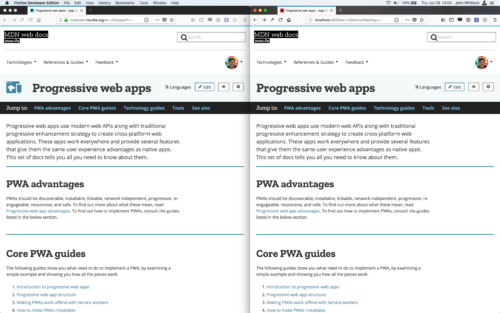 On the Progressive Web Apps MDN page, the zone style has an icon next to the tile, that it will lose without zone styles.